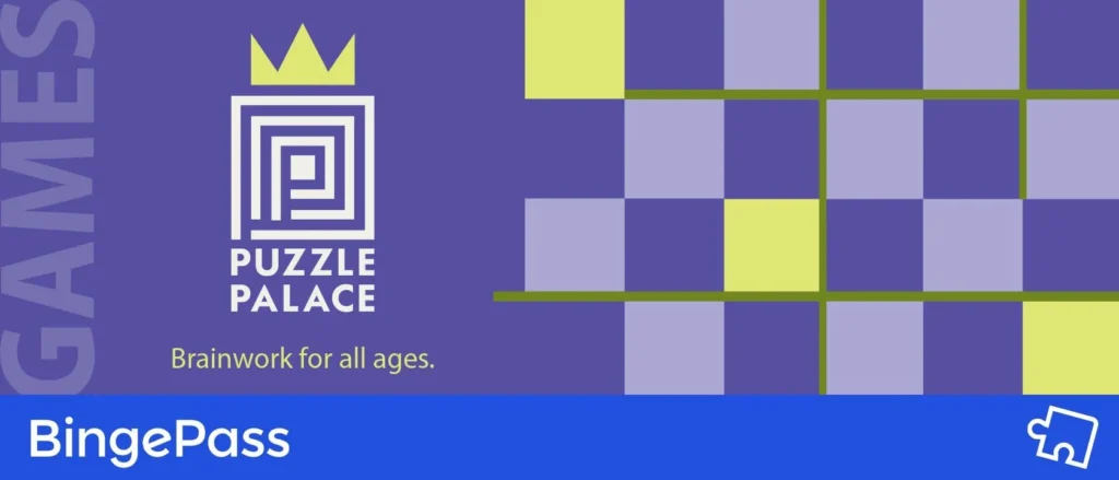 free online puzzles with the Puzzel Palace BingePass