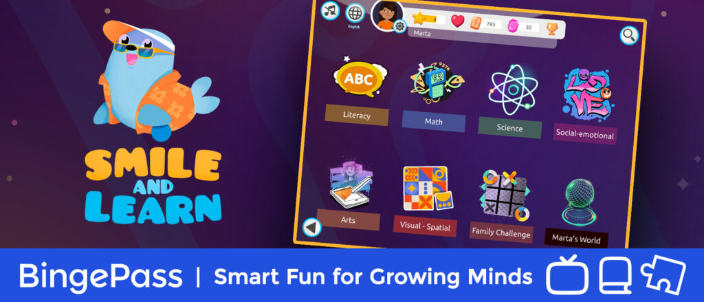 Smile and Learn BingePass