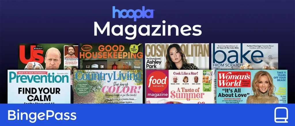 Hoopla Magazines on BingePass