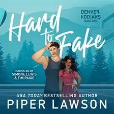 Hard to Fake audiobook cover art
