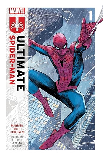 Ultimate Spider-Man Volume 1: Married with Children - by Jonathan Hickman and illustrated by Marco Checchetto is free to read on Hoopla with no subscription fee