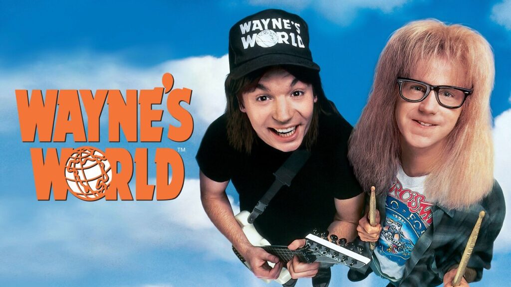 Wayne's World is on Hoopla