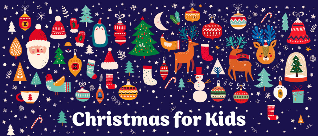 Christmas for Kids activity sheet on Hoopla