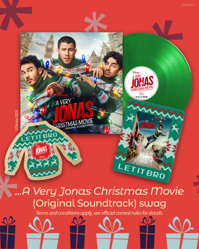 A Very Jonas Christmas Movie Day 1 Giveaway with Hoopla