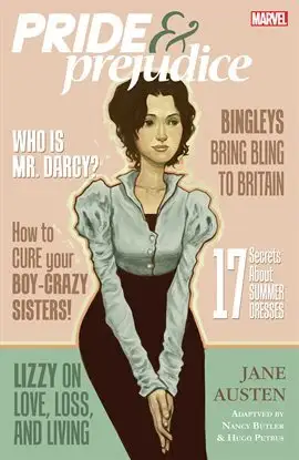 Pride and Prejudice Comic Book Cover