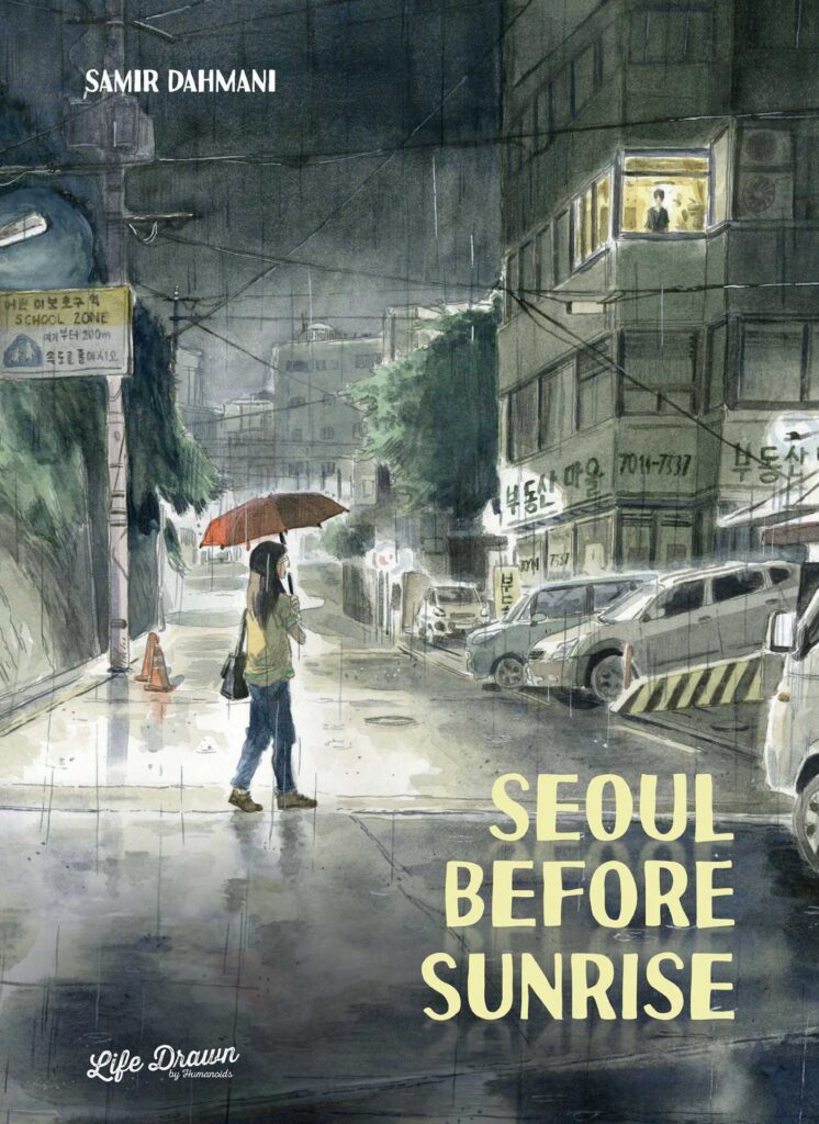 seoul before sunrise comic book cover.