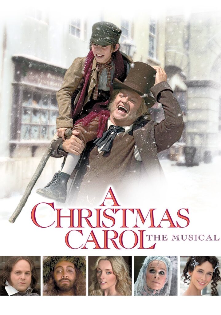 A Christmas Carol: The Musical is a made-for-TV adaptation of the 1994 Menken and Ahrens stage musical, which itself was inspired by Dickens’s novella and it's available to stream for free on Hoopla with your library card!