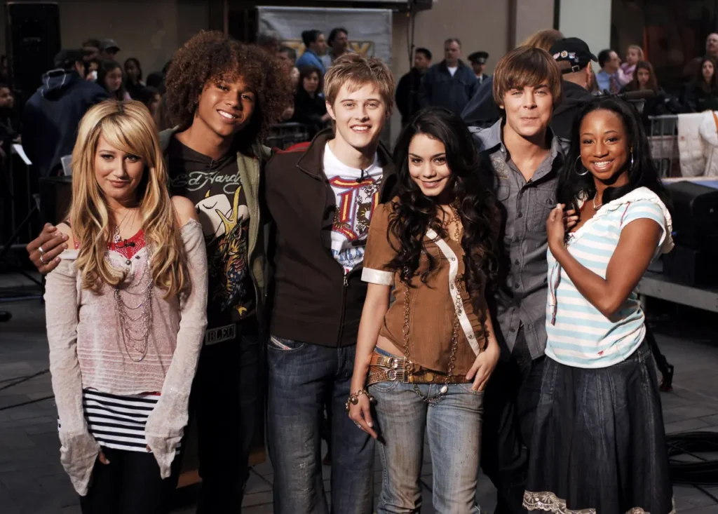 High School Musical, a Disney Channel classic and it's free to listen to on Hoopla!