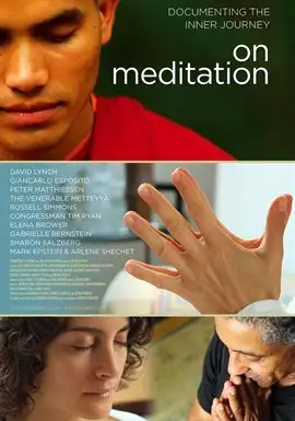 On Meditation title cover is a series of portraits examining the deeply personal practice of meditation in its many forms. And it's free on Hoopla!
