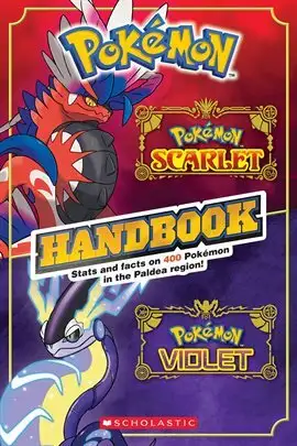 Pokémon: Scarlet & Violet Handbook - This complete handbook covers stats and facts on all Pokémon, from the starter trio—Sprigatito, Fuecoco, and Quaxly—to classic favorites like Pikachu, making it the ultimate Paldea guide. And it's free on Hoopla!