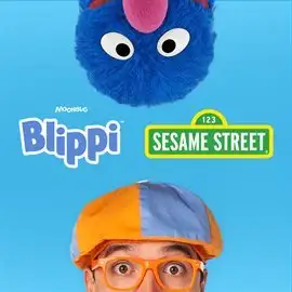 Blippi And Sesame Street Adventures is free to stream on Hoopla!