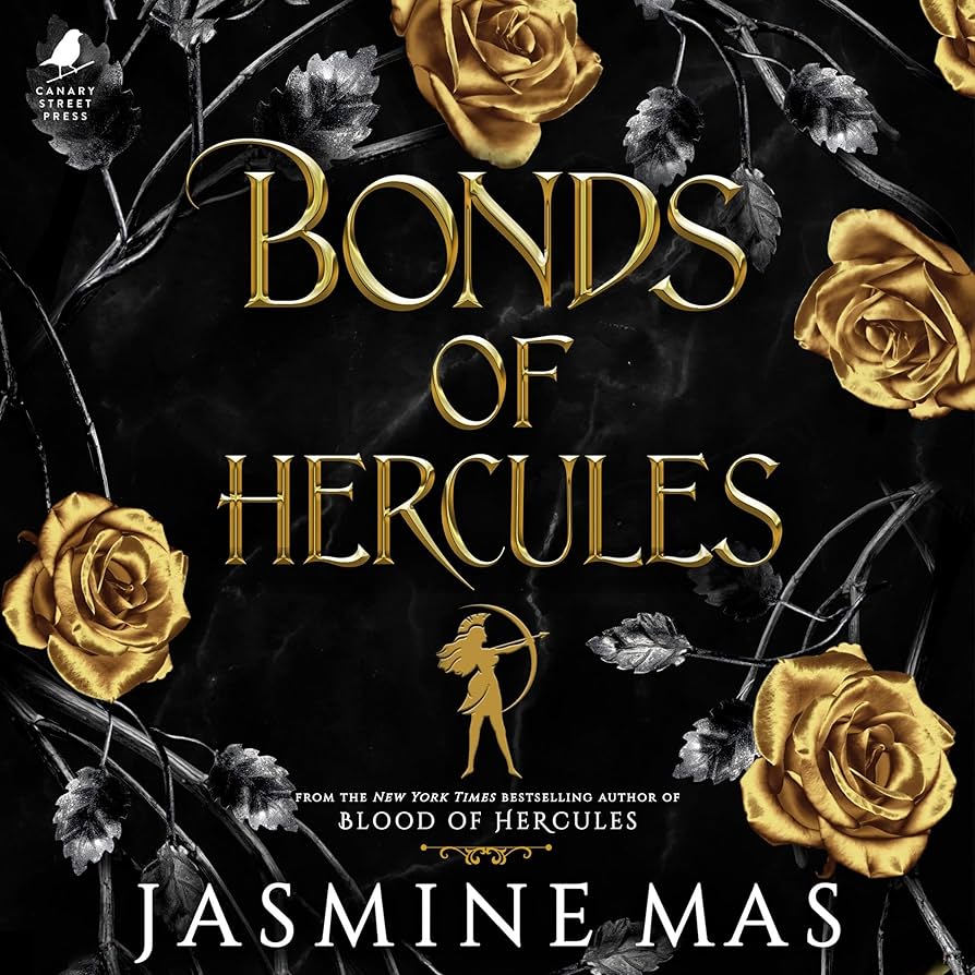 Bonds of Hercules by Jasmine Mas and read by Aiden Snow is a romantasy and it's available on Hoopla for free