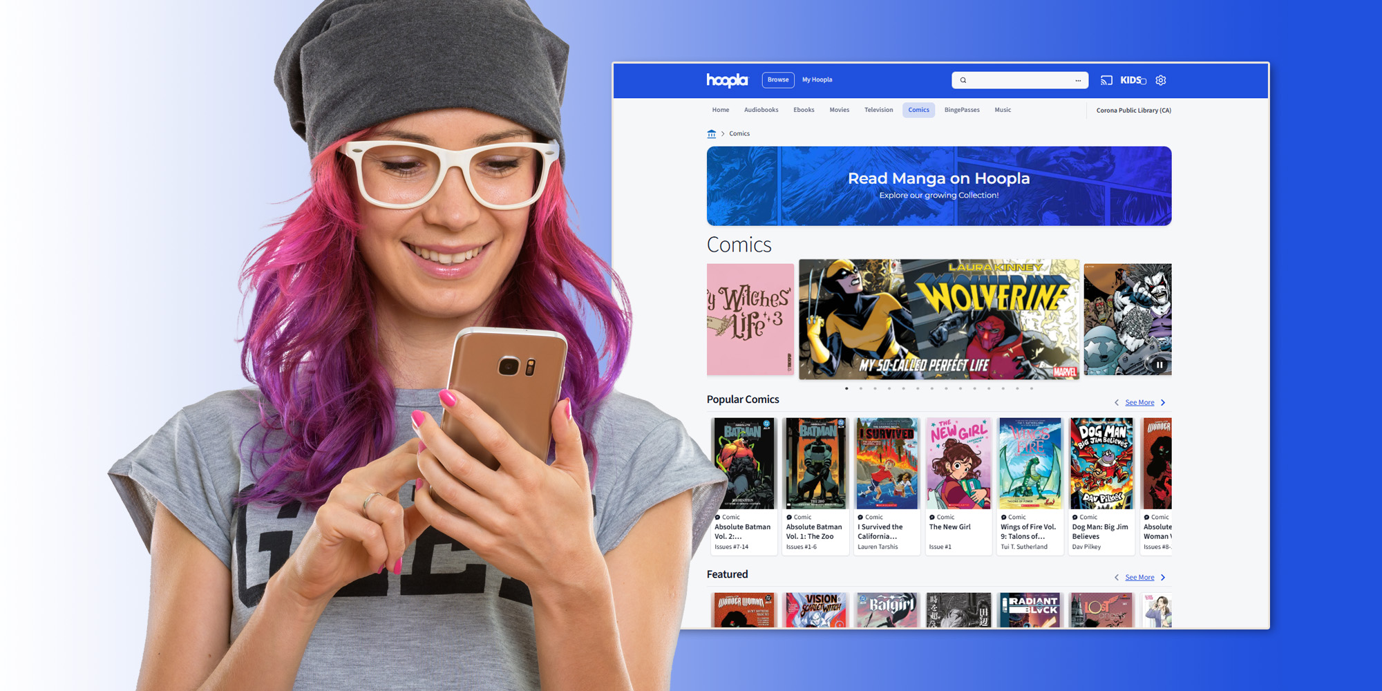 Read Comics For Free on Hoopla!