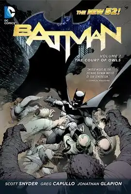 Batman Vol. 1: The Court Of Owls by author Scott Snyder and Illustrated by Greg Cappullo is on Hoopla and free to read!