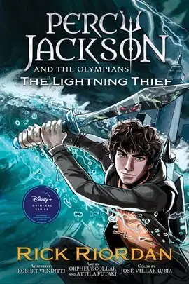 Percy Jackson and the Olympians: The Lightning Thief and all the series' are free to read on Hoopla with your devices!