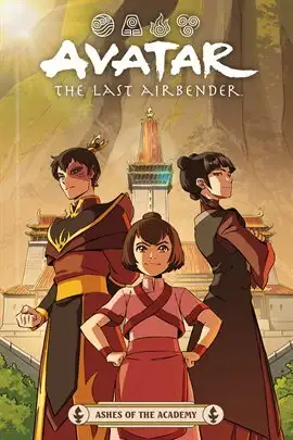 Avatar: The Last Airbender - Ashes of the Academy is free to read on Hoopla!