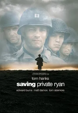 Saving Private Ryan - based on a World War II drama. Free to download on Hoopla with your library card!