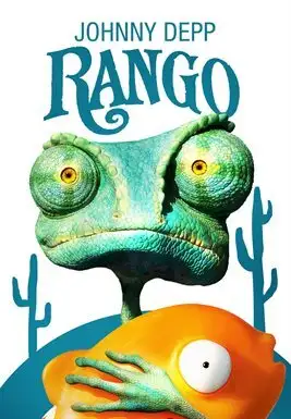 Rango starring Johnny Depp - A chameleon that aspires to be a swashbuckling hero finds himself in a Western town plagued by bandits and is forced to literally play the role in order to protect it. Watch it for free on Hoopla