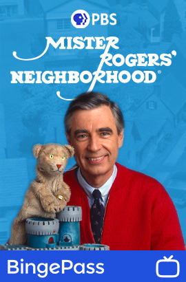 Mister Rogers' Neighborhood Bingepass cover.