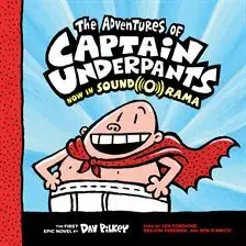 Captain Underpants audiobook cover
