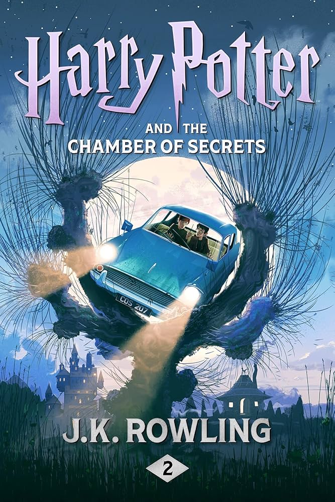 Harry Potter Chamber of Secrets book cover