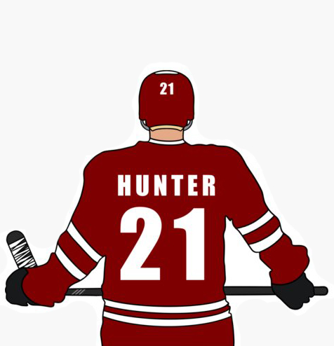 hockey player Scott Hunter number 21