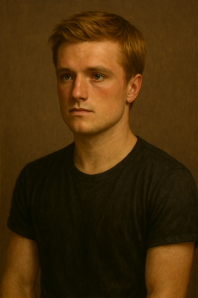 Portrait of Peeta Mellark from District 12 in the Hunger Games