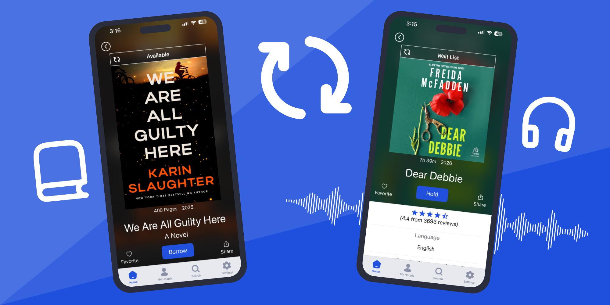 The Benefits Of Flex Titles for popular books on Hoopla