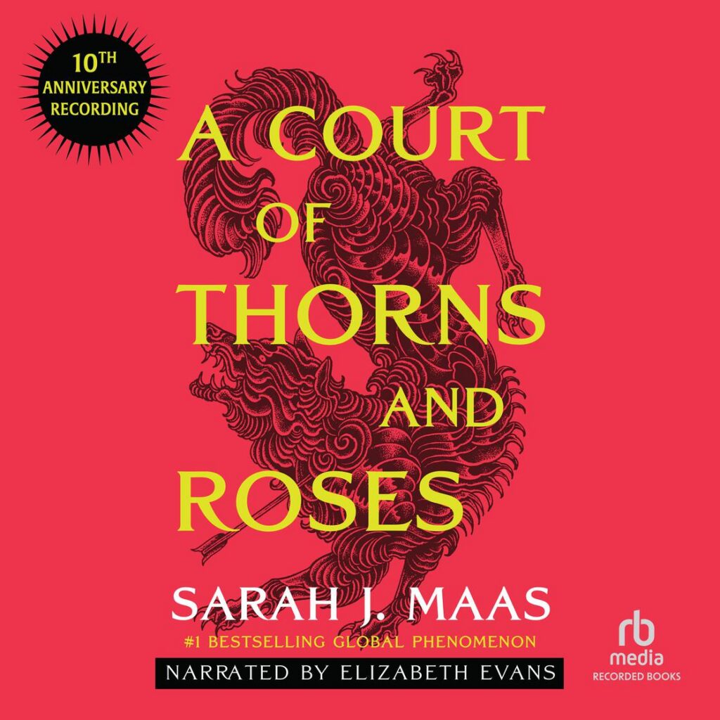 A Court of Thorns and Roses audiobook cover