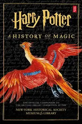 Cover art featuring a vibrant phoenix with red, orange, and blue feathers soaring against a dark background filled with handwritten script.