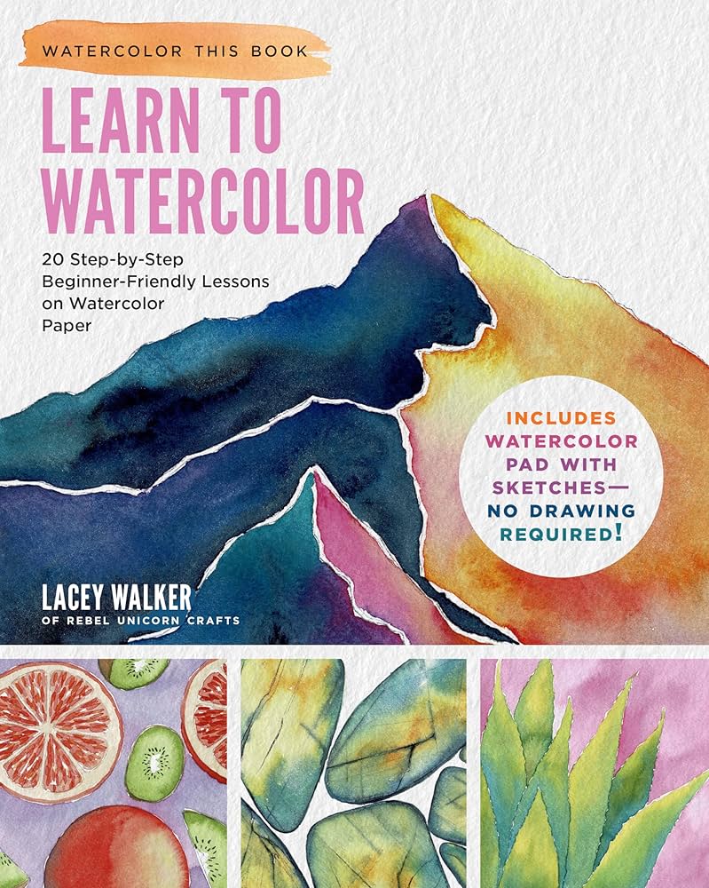 Learn to Watercolor book cover.