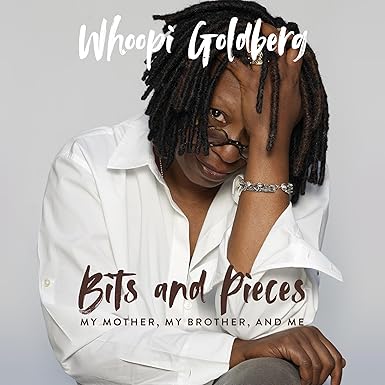 Bits and Pieces audiobook cover, written and read by Whoopi Goldberg