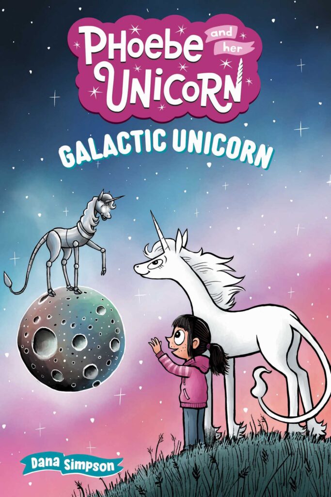Comic: Phoebe and Her Unicorn: Galactic Unicorn written and illustrated by Dana Simpson cover art
