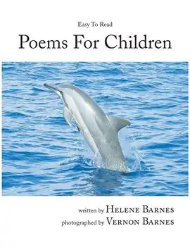 Poems for Children by Helene Barnes cover art that has a dolphin jumping out of the water.