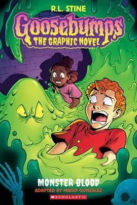 Goosebumps: Monster Blood the graphic novel cover art.