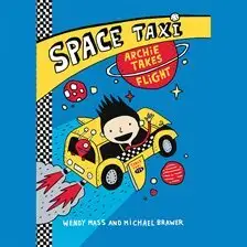 Audiobook: Space Taxi by Wendy Mass and Michael Brawer and read by Eason Rytter cover art