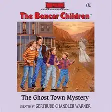 The Ghost Town Mystery audiobook cover art