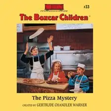 the pizza mystery \audiobook cover art