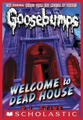 Welcome to Dead House ebook cover art from scholastic.