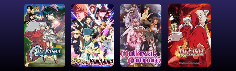 Isekai banner with cover art
