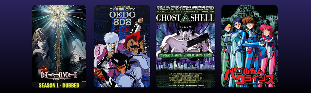 Seinen style titles and their cover art