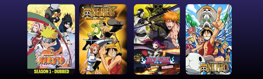 Shonen/Shounen anime cover arts