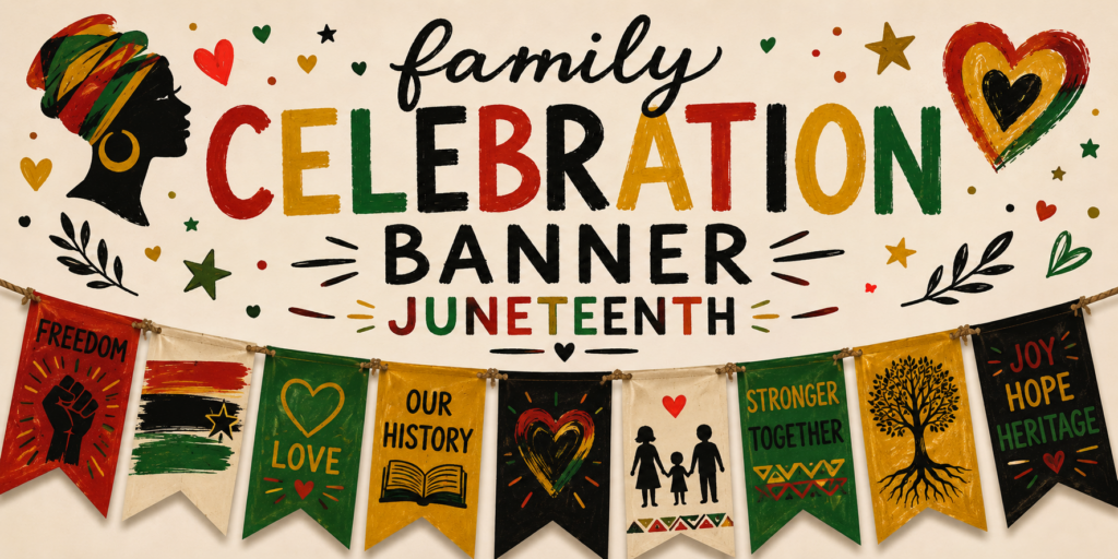 Family Celebration Banner craft