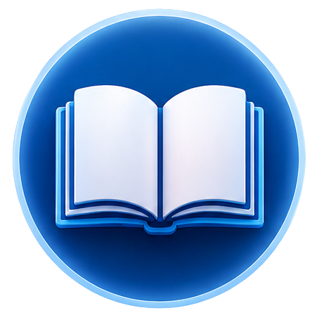 An icon of an open book