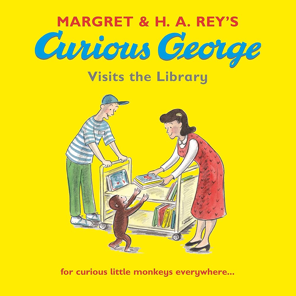 Curious George Visits the Libraryย by Margret and H.A. Reay cover art
