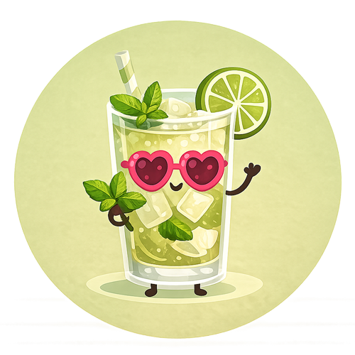 Mojito character cocktail
