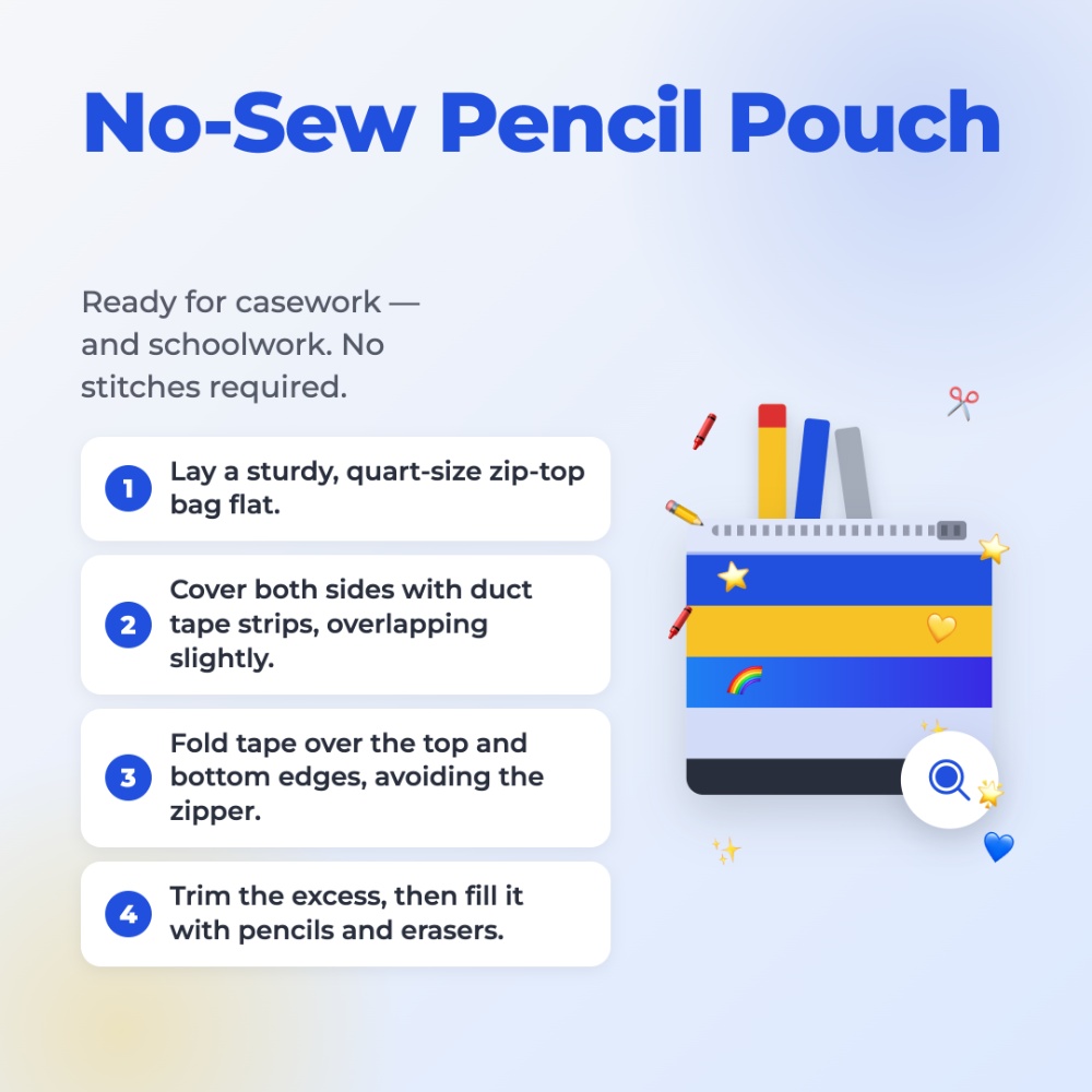 pencil pouch graphic