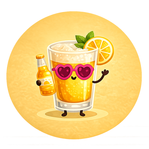 Summer Shandy cartoon drink